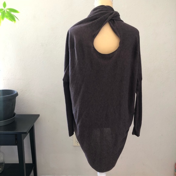 Allsaints Size Small Itat Shrug Cardigan Brown - Picture 7 of 10